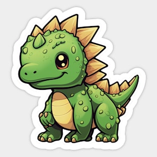 Cute Stegosaurus Sticker